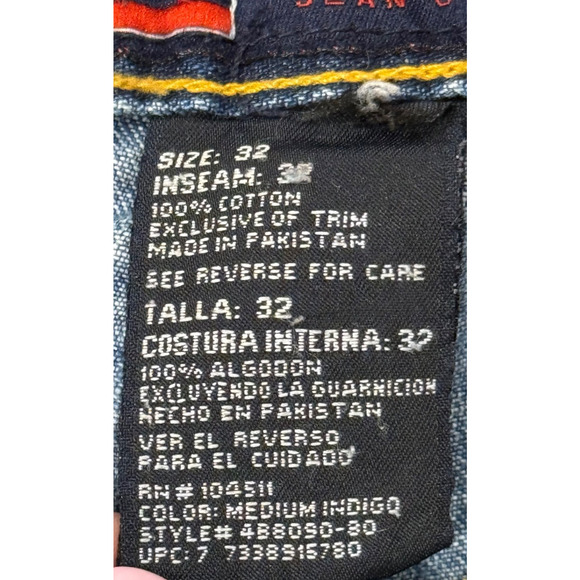 Vintage Bugle Boy Jeans Mens Carpenter Baggy Wide Leg Size 32x30 RARE - Picture 5 of 12